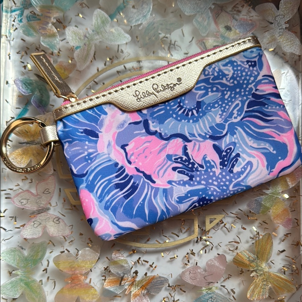 Lilly Pulitzer ID keychain